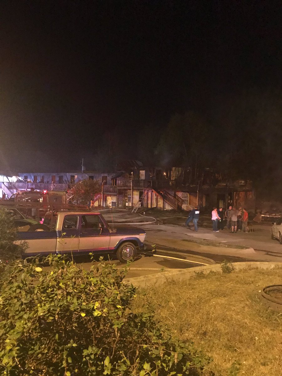 Faulkner County: Sheriff's Chief Deputy Matt Rice tells me investigators believe the apartment fire was initially 