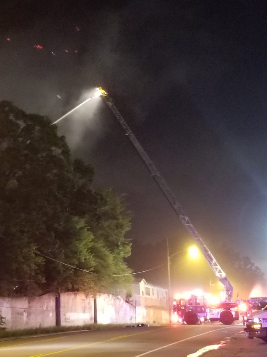 Little Rock FD working house fire on 12th St.   
