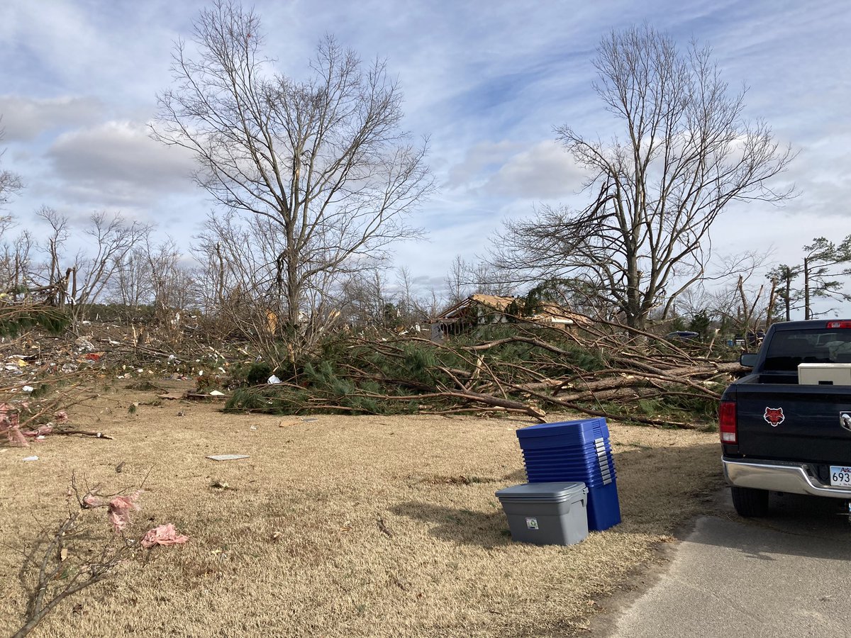 Woodruff County Sheriff estimates 20-30 structures damaged north of Augusta during powerful Friday night storms. Multiple injuries also reported