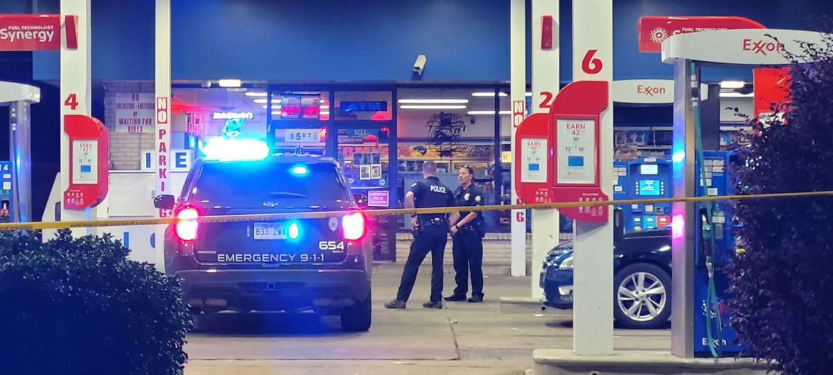 LRPD is investigating a shooting at the Exxon on South University Avenue. There is one victim with life threatening injuries.