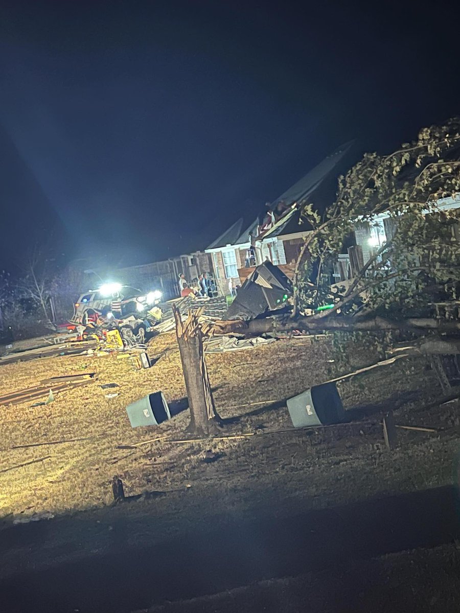 More storm damage pictures from Prairie Grove tonight… This was a dangerous supercell. There was a tornado warning when the storm passed through. Images from Kodi Murphree and Emily Wester. Hope everyone is safe